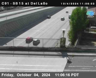 SB 15 at Del Lago bridge