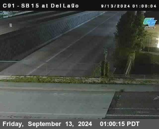 SB 15 at Del Lago bridge