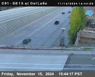 SB 15 at Del Lago bridge