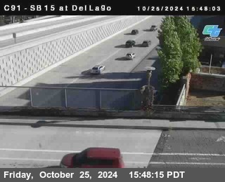 SB 15 at Del Lago bridge