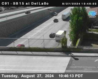 SB 15 at Del Lago bridge