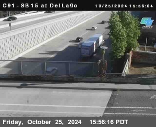 SB 15 at Del Lago bridge