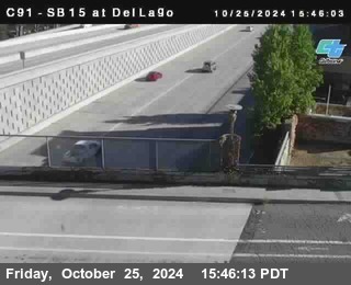 SB 15 at Del Lago bridge