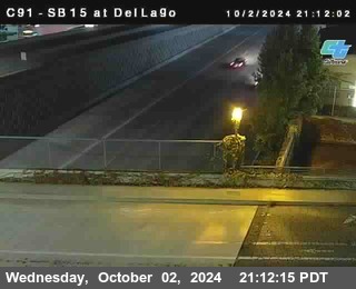 SB 15 at Del Lago bridge