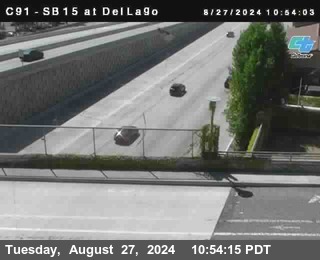 SB 15 at Del Lago bridge