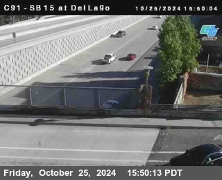 SB 15 at Del Lago bridge