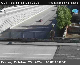 SB 15 at Del Lago bridge