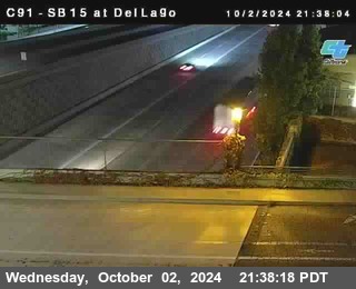 SB 15 at Del Lago bridge