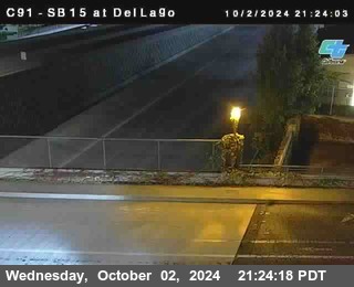 SB 15 at Del Lago bridge