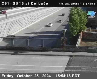 SB 15 at Del Lago bridge