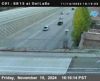 SB 15 at Del Lago bridge