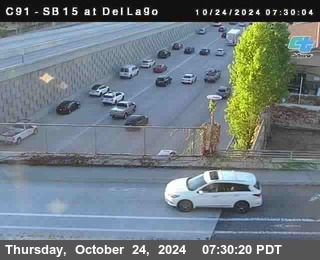 SB 15 at Del Lago bridge