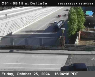 SB 15 at Del Lago bridge