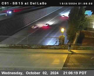 SB 15 at Del Lago bridge