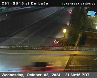 SB 15 at Del Lago bridge