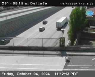 SB 15 at Del Lago bridge