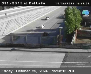 SB 15 at Del Lago bridge