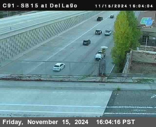 SB 15 at Del Lago bridge