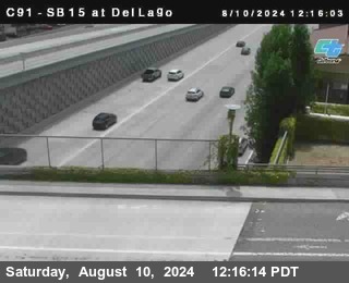 SB 15 at Del Lago bridge