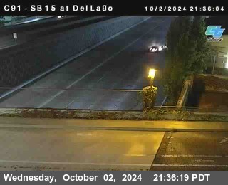 SB 15 at Del Lago bridge