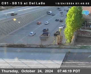 SB 15 at Del Lago bridge