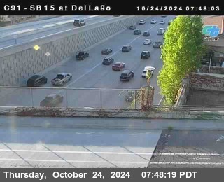 SB 15 at Del Lago bridge