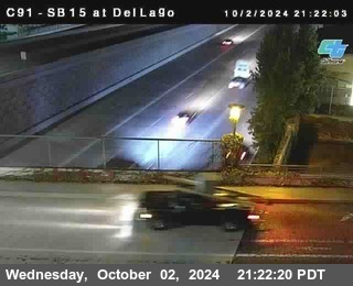 SB 15 at Del Lago bridge