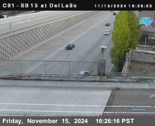 SB 15 at Del Lago bridge