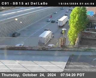 SB 15 at Del Lago bridge