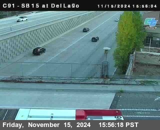 SB 15 at Del Lago bridge