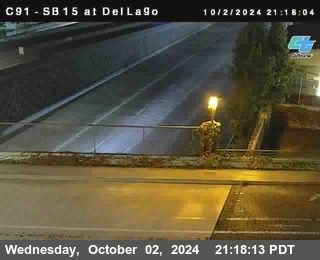 SB 15 at Del Lago bridge