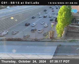 SB 15 at Del Lago bridge