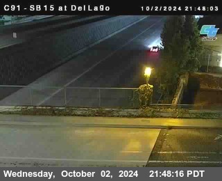 SB 15 at Del Lago bridge