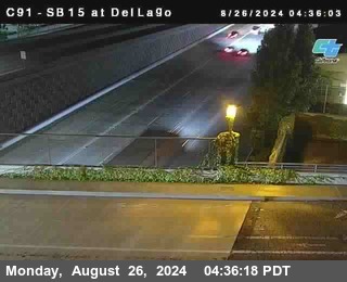 SB 15 at Del Lago bridge