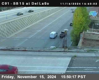 SB 15 at Del Lago bridge