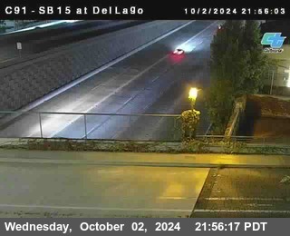 SB 15 at Del Lago bridge