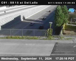 SB 15 at Del Lago bridge