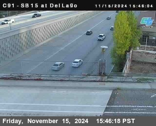 SB 15 at Del Lago bridge