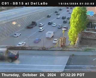 SB 15 at Del Lago bridge