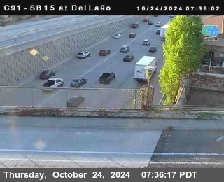 SB 15 at Del Lago bridge