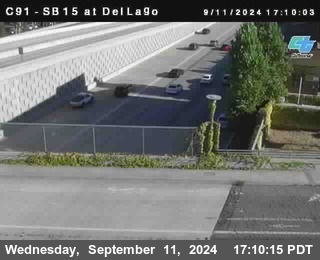 SB 15 at Del Lago bridge