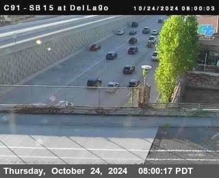 SB 15 at Del Lago bridge