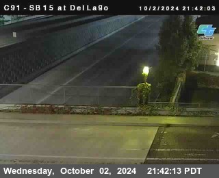 SB 15 at Del Lago bridge