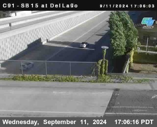 SB 15 at Del Lago bridge