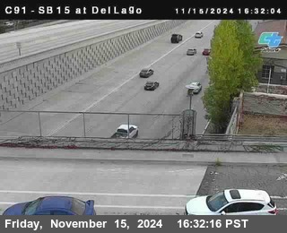 SB 15 at Del Lago bridge