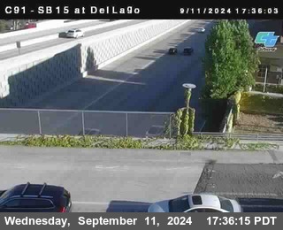 SB 15 at Del Lago bridge