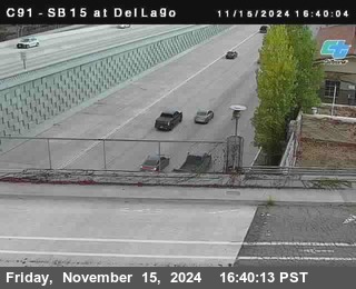 SB 15 at Del Lago bridge