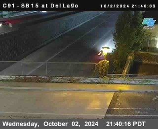 SB 15 at Del Lago bridge