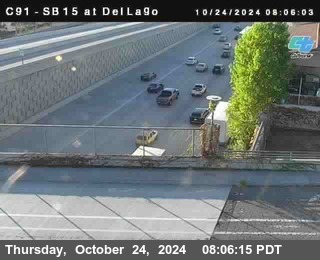 SB 15 at Del Lago bridge