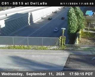 SB 15 at Del Lago bridge